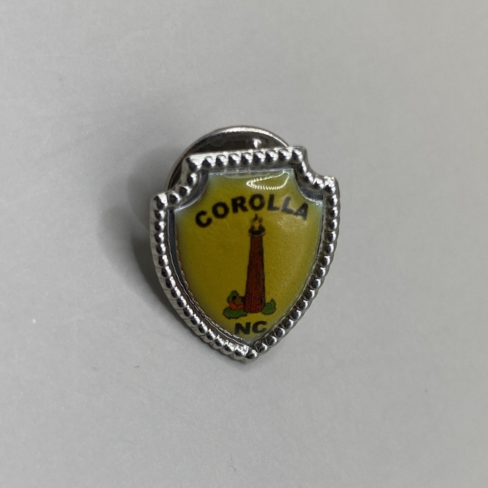 Lighthouse Pin Corolla North Carolina Outerโ Banks NC Souvenir Label Hat